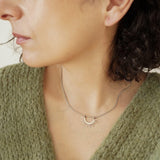 Silver Sun Pendant Necklace