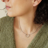Silver Sun Pendant Necklace