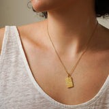Gold Celestial Pendant Necklace