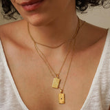 Gold Celestial Pendant Necklace