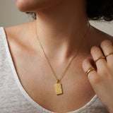 Gold Celestial Pendant Necklace