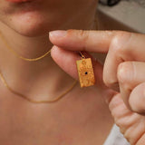 Gold Celestial Pendant Necklace