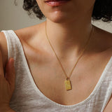 Gold Celestial Pendant Necklace