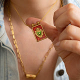 Gold Sacred Heart Necklace