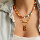 Gold Sacred Heart Necklace