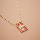 Gold Sacred Heart Necklace
