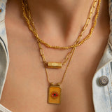 Gold Twine Chain Necklace