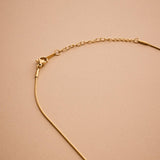 Gold Heart Shell Pendant Necklace