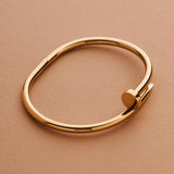 Gold Nail Bracelet