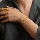 Gold Cuff Bracelet