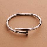 Silver Nail Bracelet