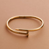 Gold Nail Bracelet