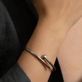 Silver Nail Bracelet