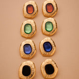 Gold Limpet Shell Stud Earrings