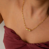 LOVE Barrel Pendant Necklace