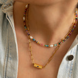 LOVE Barrel Pendant Necklace