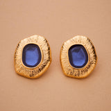 Gold Limpet Shell Stud Earrings
