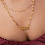 LOVE Barrel Pendant Necklace