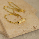 LOVE Barrel Pendant Necklace