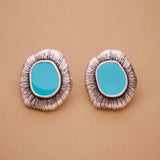 Silver Limpet Stud Earrings