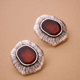 Silver Limpet Stud Earrings
