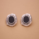 Silver Limpet Stud Earrings