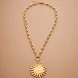 Gold Sun Necklace