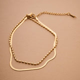 Double Chain Anklet