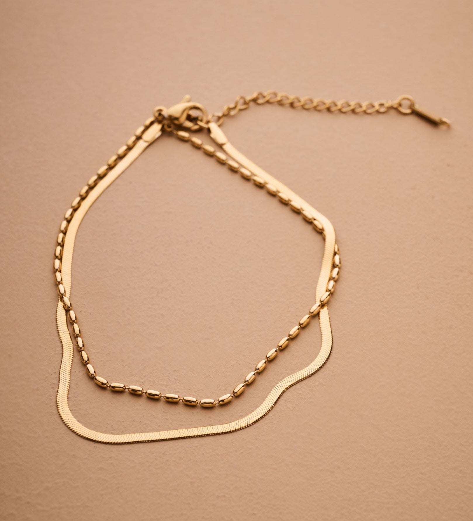 Double Chain Anklet