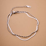 Double Chain Anklet