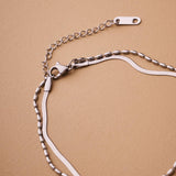 Double Chain Anklet