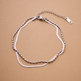 Double Chain Anklet
