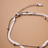 Gold/Silver Double Chain Anklet