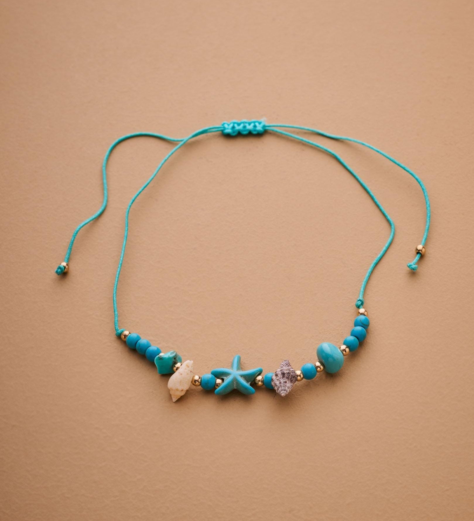 Starfish Shell Anklet