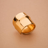 Gold Wide Band Ring
