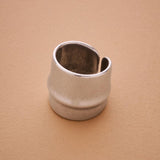 Silver Wide Band Ring