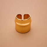 Gold Wide Band Ring