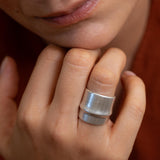 Silver Wide Band Ring