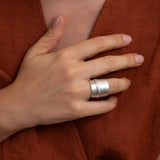 Silver Wide Band Ring