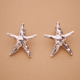 Silver STARFISH earrings