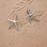 Silver STARFISH earrings