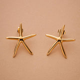 Gold STARFISH earrings