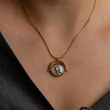 Gold Hercules Coin Necklace