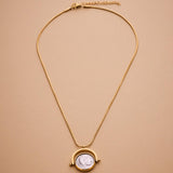 Gold Hercules Coin Necklace