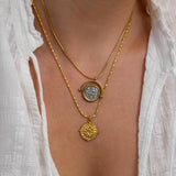 Gold Hercules Coin Necklace