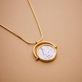 Gold Athena's Owl Necklace