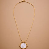 Gold Athena's Owl Necklace