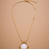 Gold Athena's Owl Necklace