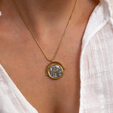 Gold Athena's Owl Necklace