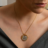 Gold Athena's Owl Necklace